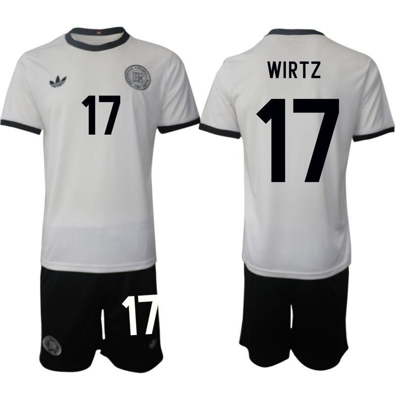 Men 2025-2026 Season Germany home white 17 Soccer Jersey
